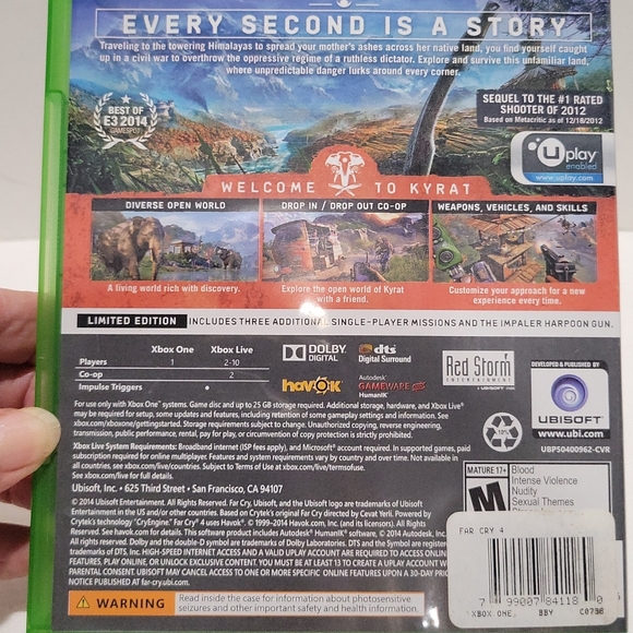 Farcry 4 Limited Edition XBox One Game - Picture 4 of 6